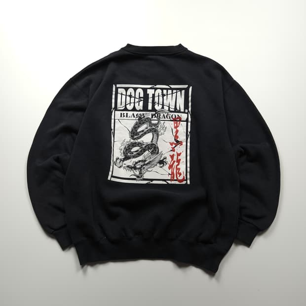 도그타운 이레미즈 프린팅 박시핏 스웻 셔츠 (L)