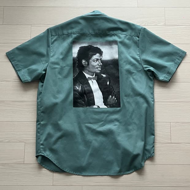 Supreme 슈프림x마이클잭슨 워크셔츠 올리브 M (100-105)