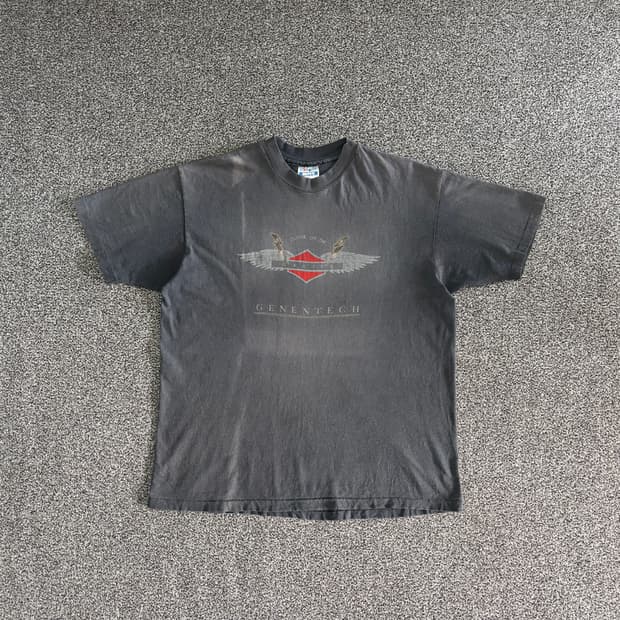 80s 빈티지 GENENTCH 프로모 티셔츠