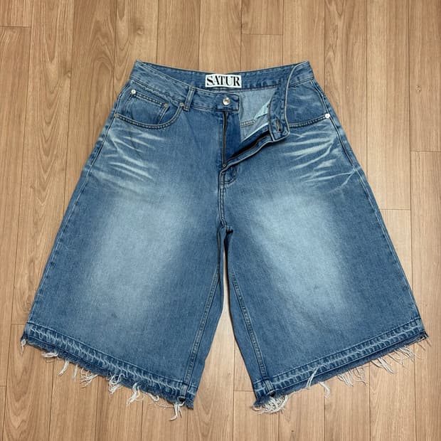 세터 가봉 데님 버뮤다 라이트블루 / M