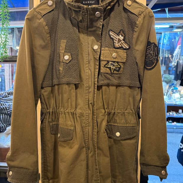 에고이스트 패치 밀리터리 야상