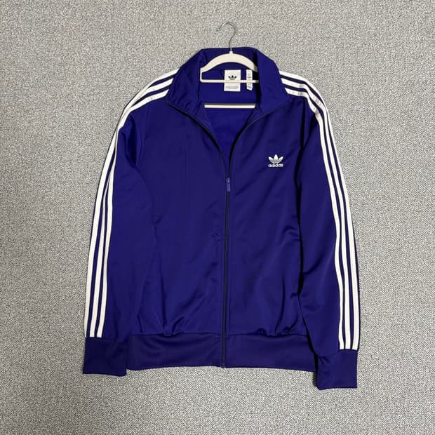 아디다스 파이어버드 져지 퍼플 보라 XL 트랙탑