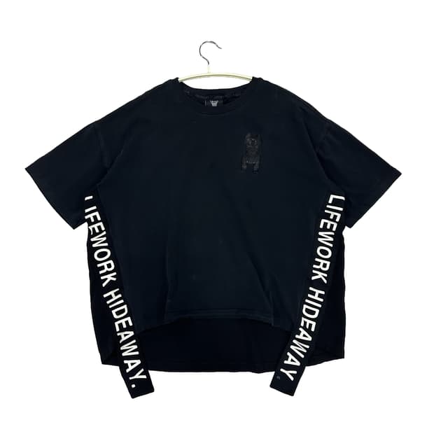 라이프워크 사이드테잎 오버 반팔