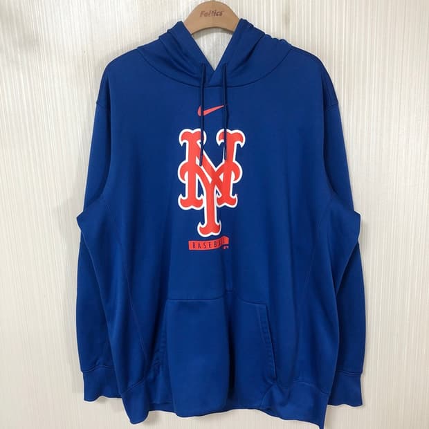 MLB 나이키 뉴욕메츠 플리스 풀오버후디 XL(해외)