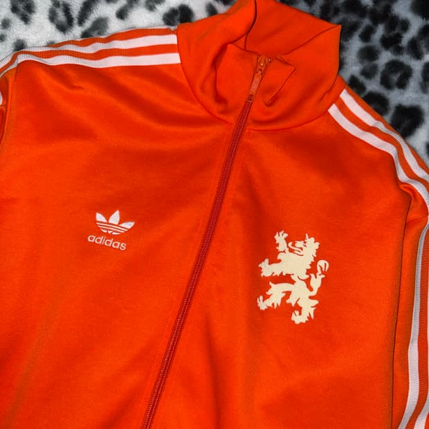 (~27일까지)아디다스 네덜란드 트랙탑 져지 오렌지 빈티지 스포티