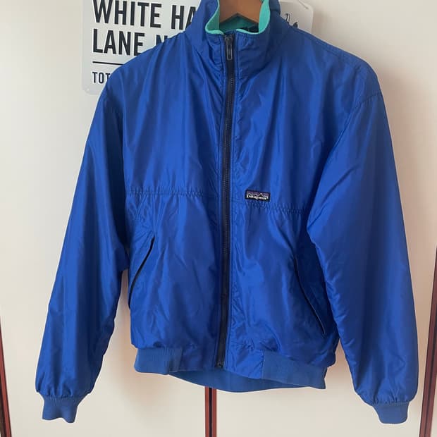 파타고니아  90s 쉘드 신칠라 봄버 자켓