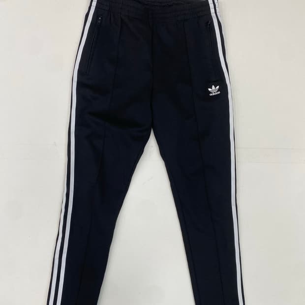 아디다스 삼선 트레이닝 바지 블랙 M