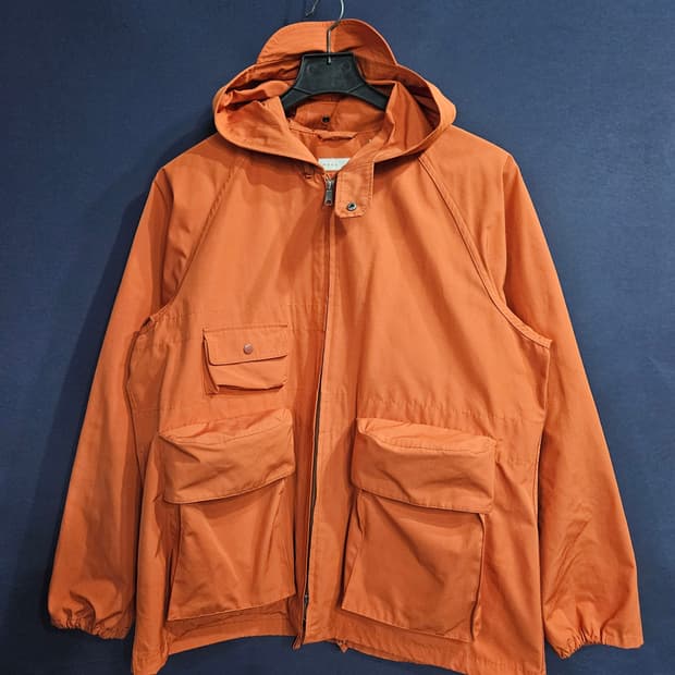 모아 오렌지 남성 세미오버핏 100~105 후드집업 자켓 