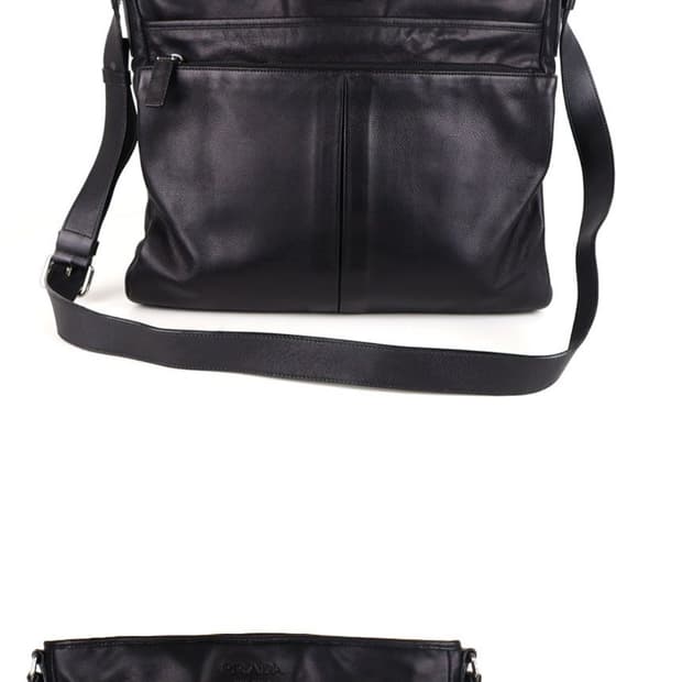 프라다 빈티지 소프트 송아지 가죽 크로스백 정품