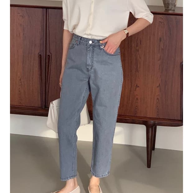 BOWEN 콘밀 데님 그레이 M