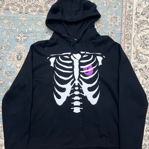 777Mih 해골 후디 xl 