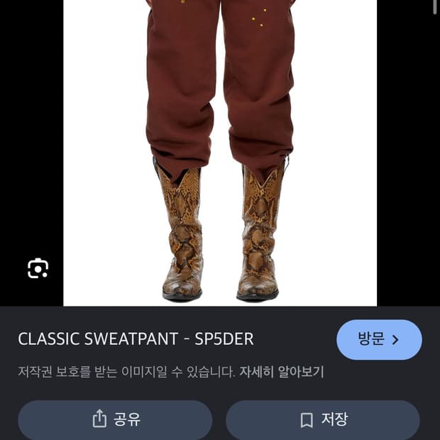 스파이더 팬츠 L