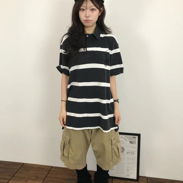 00s Polo Big Pony Stripe Polo