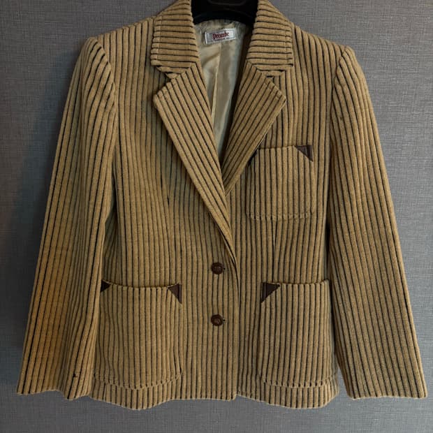 프리움베 골지 자켓 베이지 Japan