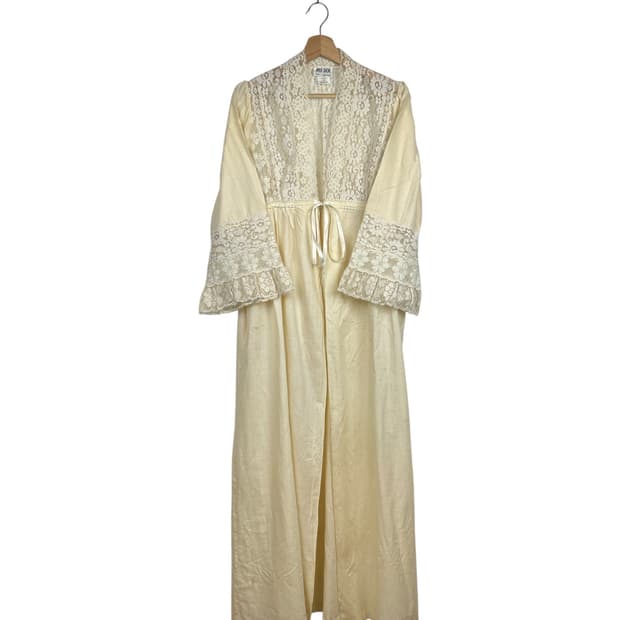 Miss Dior 레이스 롱 가운 아이보리 11M