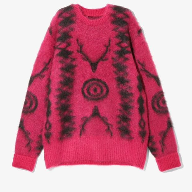 남이서팔 모헤어 니트