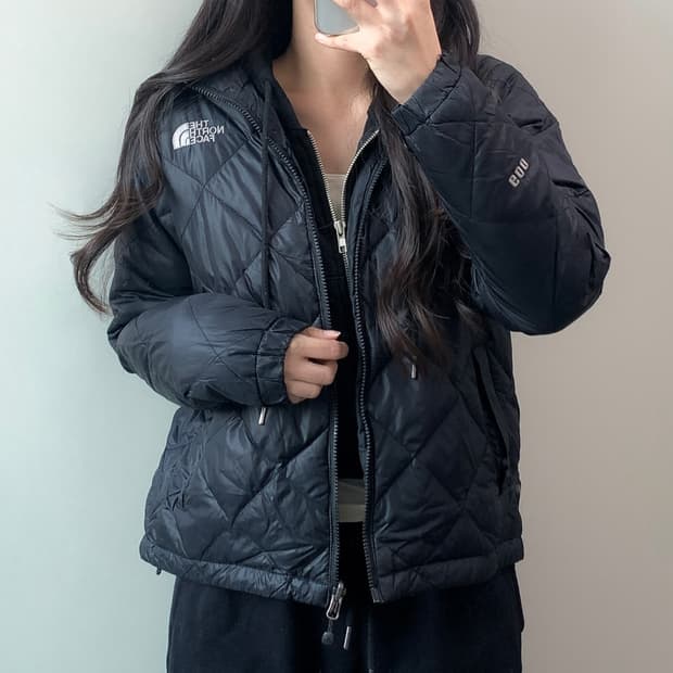 노스페이스 구스 경량 패딩