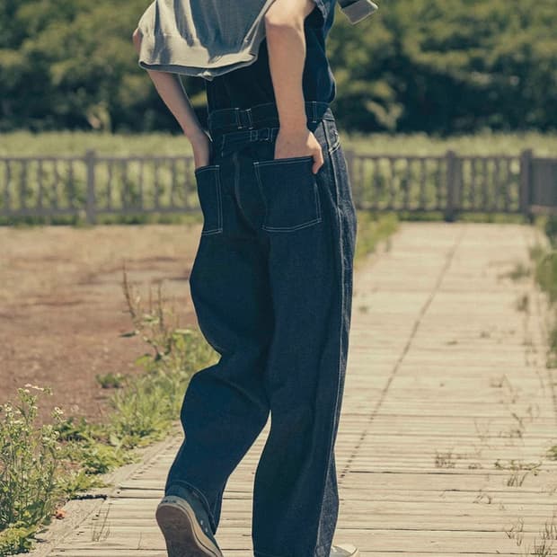 (2) 아프레쎄 밀리터리 데님 트라우저