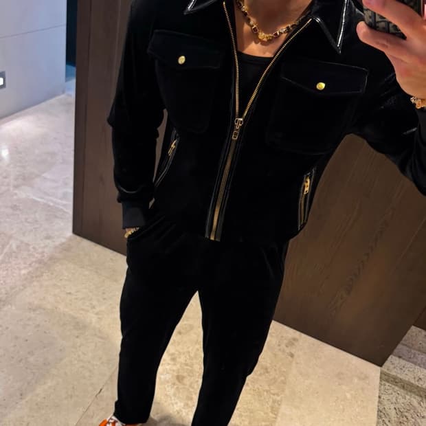 라피나토 에뚜알 벨벳 트러커 트레이닝 셋업 50 size