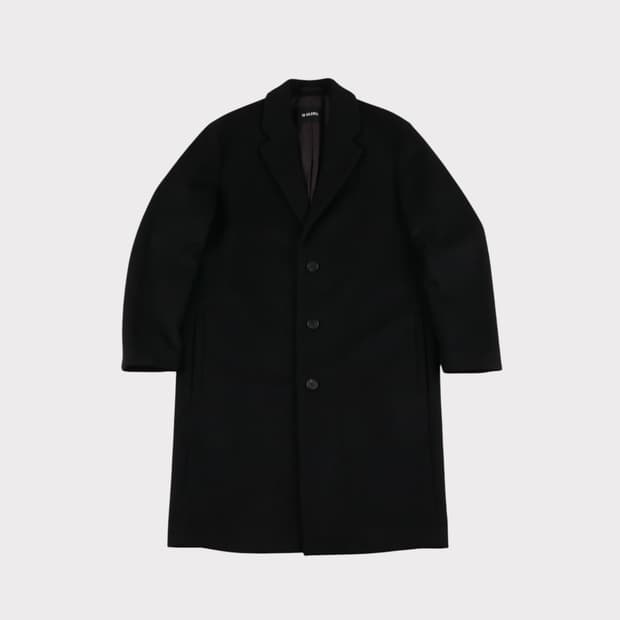 [M] 인사일런스 싱글 캐시미어 10% 울 싱글코트