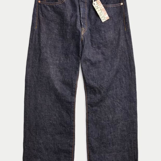 rrl 더블알엘 빈티지 파이브포켓 이스트웨스트 셀비지 린스 진 32/32