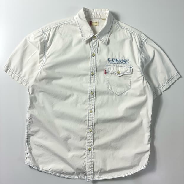 Levi's  리바이스 00,s 레드탭 스티치 워크 반팔셔츠 