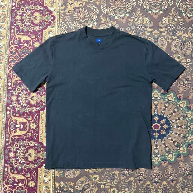 이지 갭 숏슬리브 티셔츠 블랙