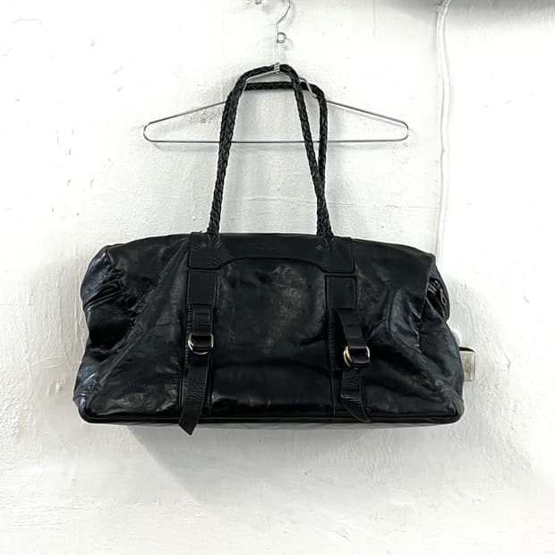 JAS MB 레더 트래블백