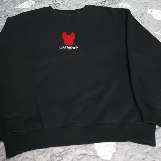 라이프워크 키즈 (셋업) 후로피 스몰라독 기모 스웨트 L