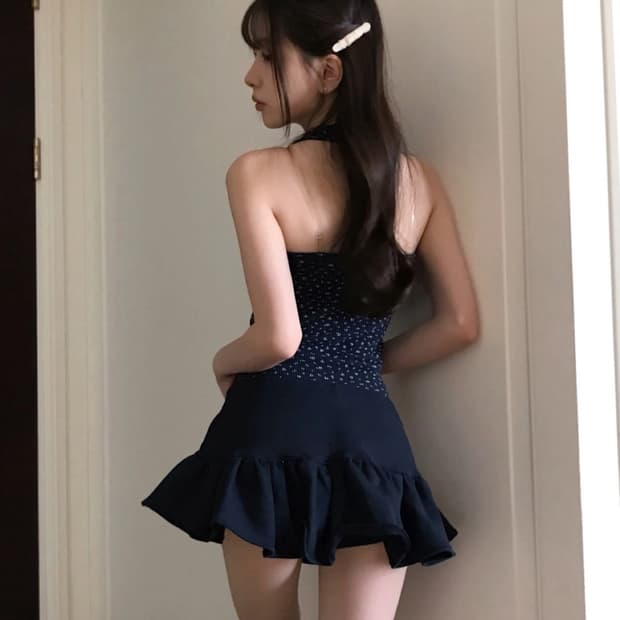 (새상품) 클라우드이모션 클모 프리빗 밴딩 로우 스커트 치마바지