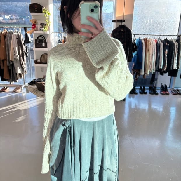 Vintage Diesel Turtleneck Crop Knit