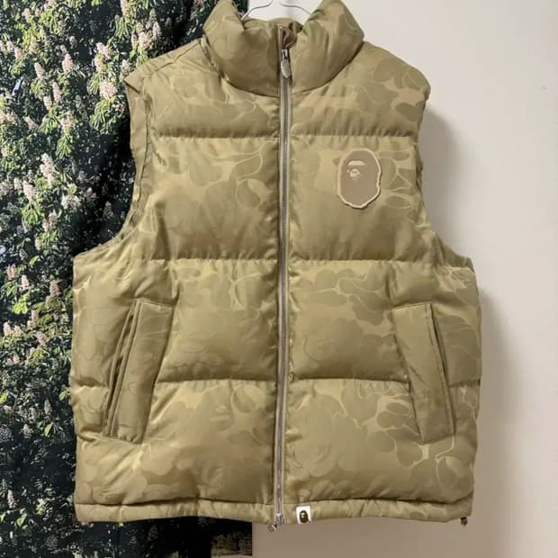 베이프 패딩조끼