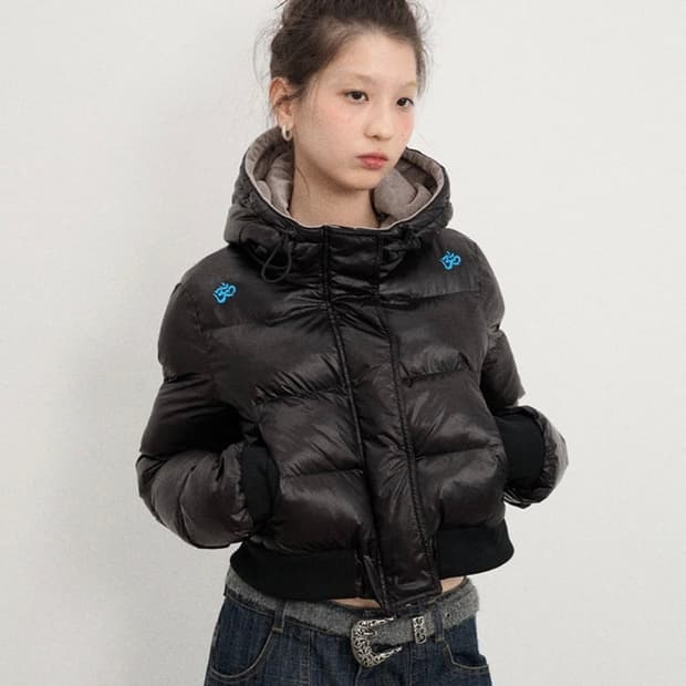 achihara 패딩 블랙 