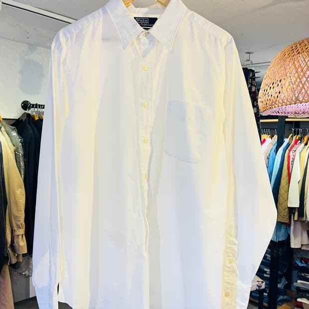 폴로 랄프로렌 화이트 드레스 셔츠