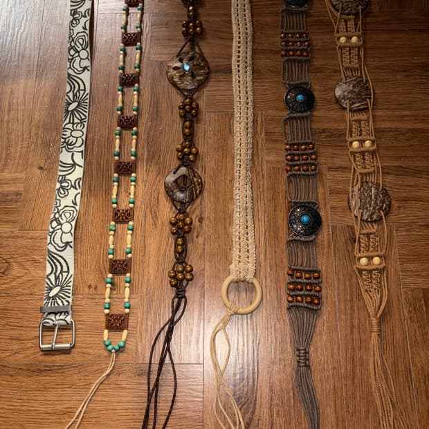 빈티지 에스닉 벨트
