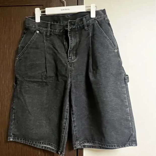 디미트리블랙 데님 반바지 새상품