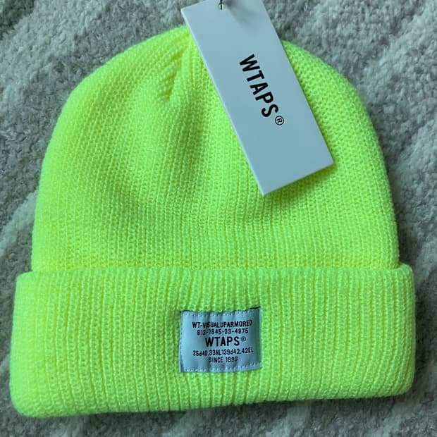 [새상품] 더블탭스 WTAPS 아크릴 비니 하늘색