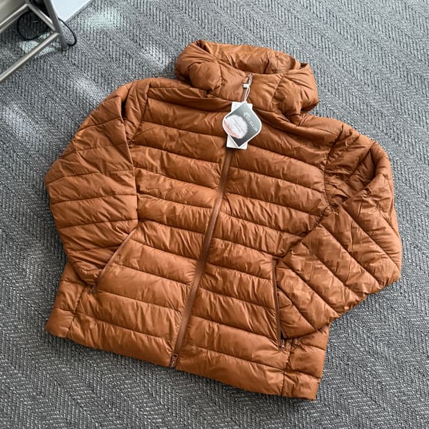 언박싱 제품💨 스파오 씬라이트 경량패딩 BRICK (XL)