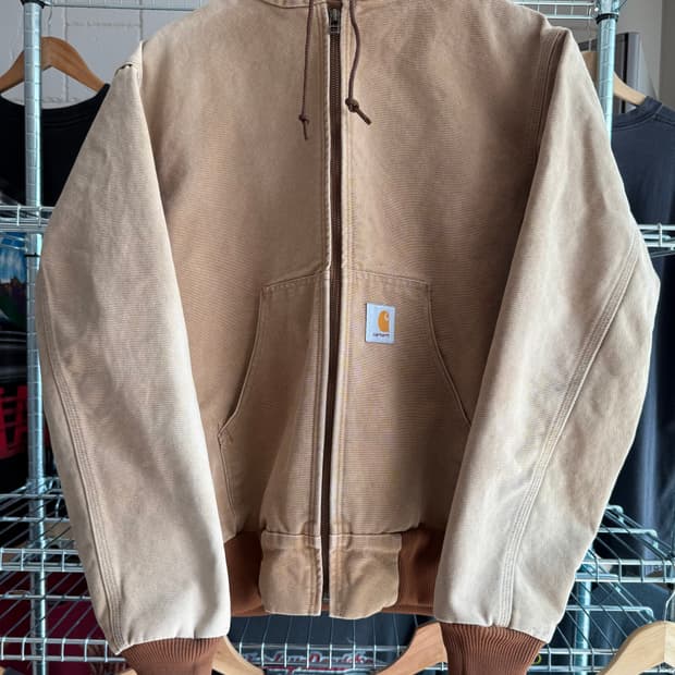 칼하트 Made in USA J03 액티브 자켓 브라운