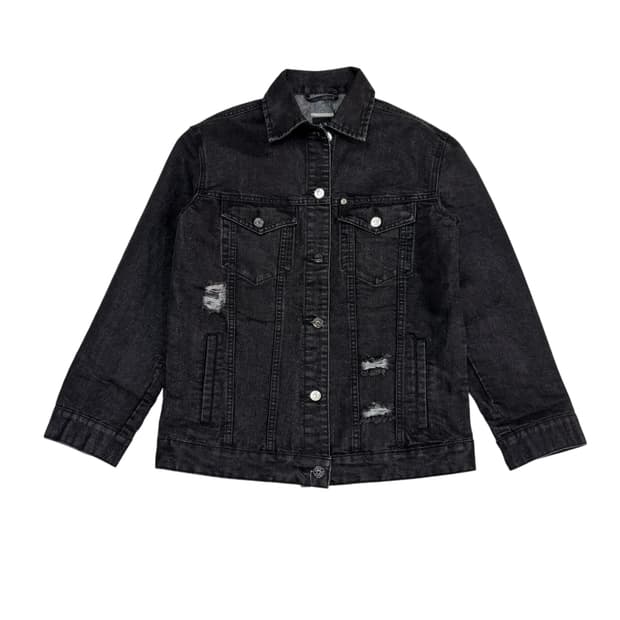 아르마니 익스체인지 코팅 데님 트러커