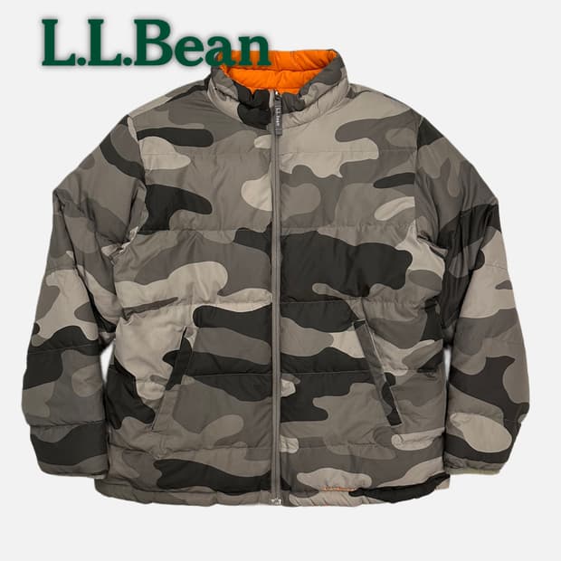 L.L.BEAN camo goose down padding