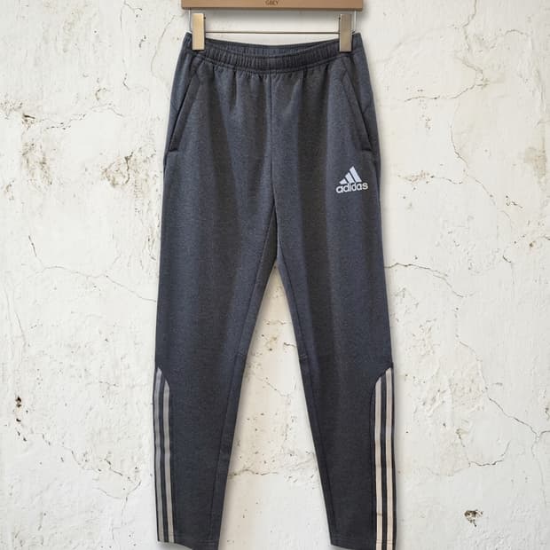 아디다스 삼선 트레이닝 바지 회색 160