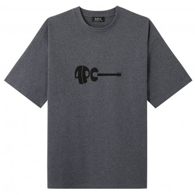 L A.P.C. 아페쎄 마엘 프린팅 오버핏 반팔티