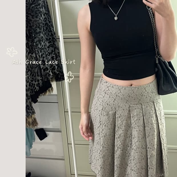 Ash grace lace skirt (burberry b.l)