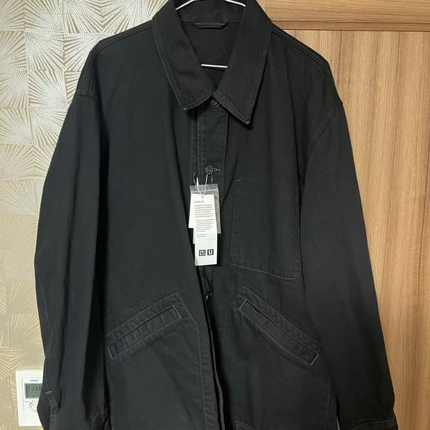 유니클로 U 오버사이즈컬러데님재킷 xl