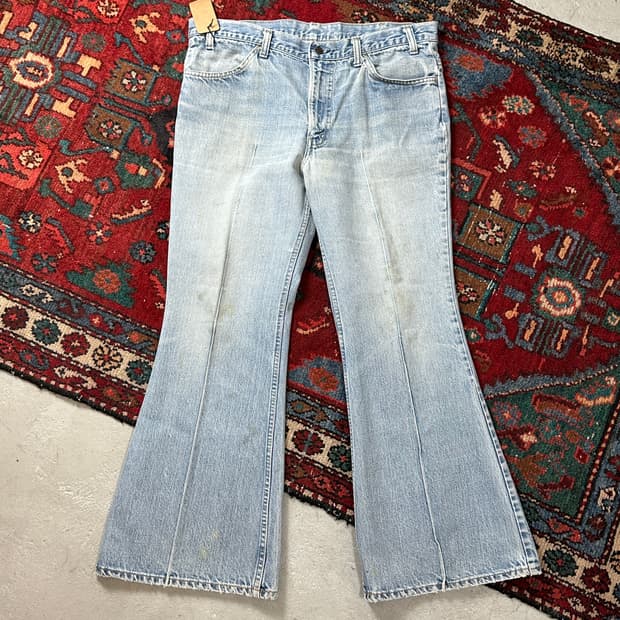 70's USA Made 빈티지 리바이스 684 벨바텀 부츠컷 데님