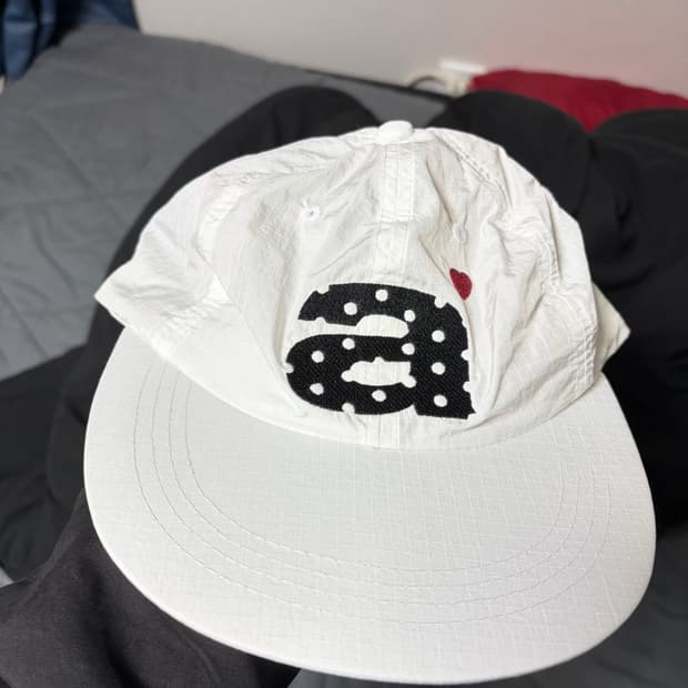 Aeae 도트 나일론 모자 화이트