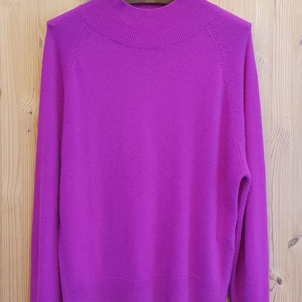 66.Cashmere 터틀 니트 