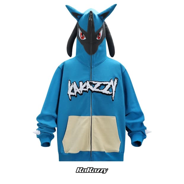 Kakazzy lucario 카카지 루카리오 후드집업