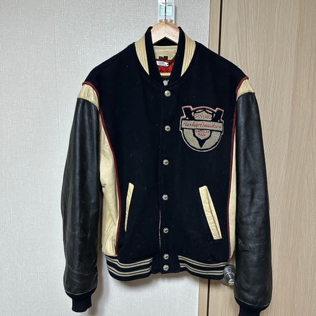 할리데이비슨 50주년 레더 바시티 자켓